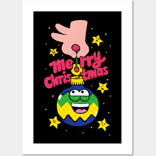 Christmas Funny Ball Posters and Art